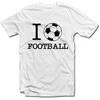 Marškinėliai "I love football"
