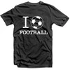 Marškinėliai "I love football"