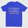 Marškinėliai "I write code"