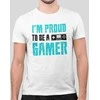 Marškinėliai "I'm proud to be a gamer"