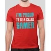 Marškinėliai "I'm proud to be a gamer"