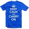 Marškinėliai "KEEP CALM AND CARRY ON"