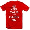 Marškinėliai "KEEP CALM AND CARRY ON"