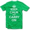 Marškinėliai "KEEP CALM AND CARRY ON"