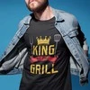 Marškinėliai "King of the grill"