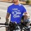 Marškinėliai "Live to ride"