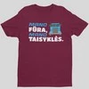 Marškinėliai "Mano fūra, mano taisyklės"
