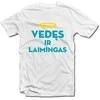 Marškinėliai "Vedęs ir laimingas (su aureole)"