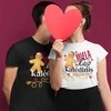 Marškinėlių komplektas "Kalėdiniai sausainiai"