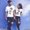 Marškinėlių komplektas "King &amp; Queen" su kaukole