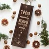 Medinė butelio dėžė "Tėčio nervams"