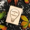 Medinė graviruota taupyklė "Svajonėms ir kelionėms"