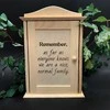 Medinė raktų dėžutė "Normal family"