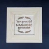 Medinis graviruotas rėmelis "Namuose geriausia"