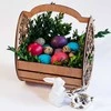 Medinis krepšelis "Su Šv. Velykom!"
