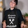 Medvilninė prijuostė "Mama - geriausia kulinarė"