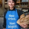 Medvilninė prijuostė "Mano virtuvė - mano taisyklės"