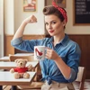Meškiuko ir puodelio rinkinys "Moterys valdo!"