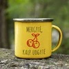Metalinis puodelis "Mergytė, kaip uogytė"
