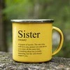 Metalinis puodelis "Sister"