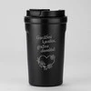 Metalinis termopuodelis "Gardžios kavelės, gražios dienelės" (400ml)