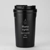 Metalinis termopuodelis "Mano vyras karštesnis nei kava" (400ml)