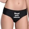 Moteriški apatiniai su spauda priekyje "Šlapi nuo ašarų"