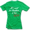 Moteriški marškinėliai "All I want for Christmas is WINE"
