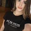 Moteriški marškinėliai "Aš ne pikta"