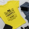Moteriški marškinėliai "Cats make me happy"