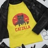 Moteriški marškinėliai "Catzilla"