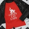 Moteriški marškinėliai "Crazy cat lady"