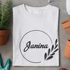 Moteriški marškinėliai "Elegantiška Janina"