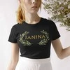 Moteriški marškinėliai "Janina - Joninių karalienė"