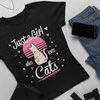 Moteriški marškinėliai "Just a girl who loves cats"