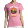 Moteriški marškinėliai "Lietuva: play hard, stay true"