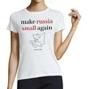 Moteriški marškinėliai "Make Russia small again"