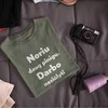 Moteriški marškinėliai "Noriu daug pinigų. Darbo nesiūlyti"