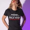 Moteriški marškinėliai "Pažadu visada būti"