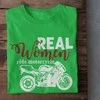 Moteriški marškinėliai "Real women ride motorcycle"
