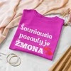 Moteriški marškinėliai "Šauniausia pasaulyje žmona"