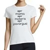 Moteriški marškinėliai "Super mama - super moteris"