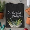 Moteriški marškinėliai "Tik daržas galvoje"