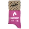 Moteriškos kojinės „Dangerous.But fun“