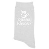 Moteriškos kojinės "Gaaal kavos?"
