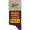 Moteriškos kojinės "Kada noriu, tada ir pikta"