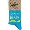 Moteriškos kojinės „Let the fun BE GIN“