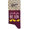 Moteriškos kojinės „Let the fun BE GIN“