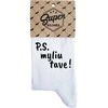 Moteriškos kojinės "P.S. myliu tave!"
