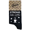 Moteriškos kojinės „Strong like coffee“
